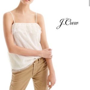J. Crew XXSP Fluttery Lace Cami